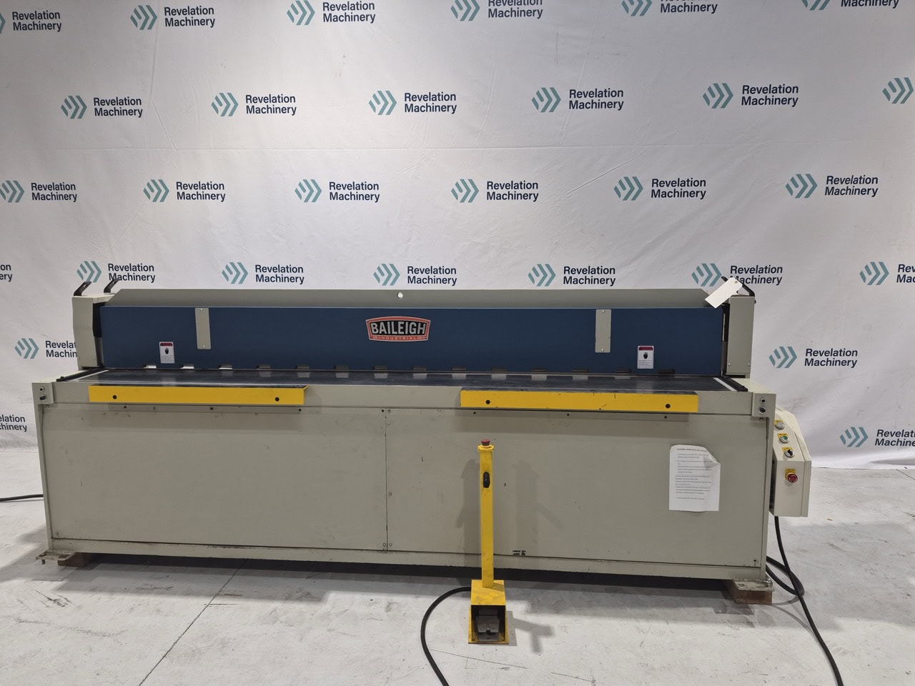 10' x 10Ga Baileigh SH-12010, Hydraulic Shear - 2023
