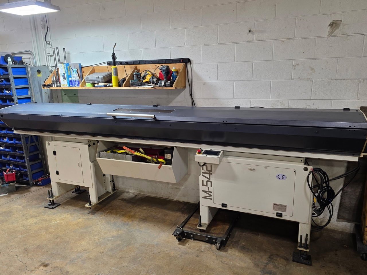 12′ Edge Technologies Miyano-542 Bar Feeder, 2012 – 16mm and 42mm Channel Sets