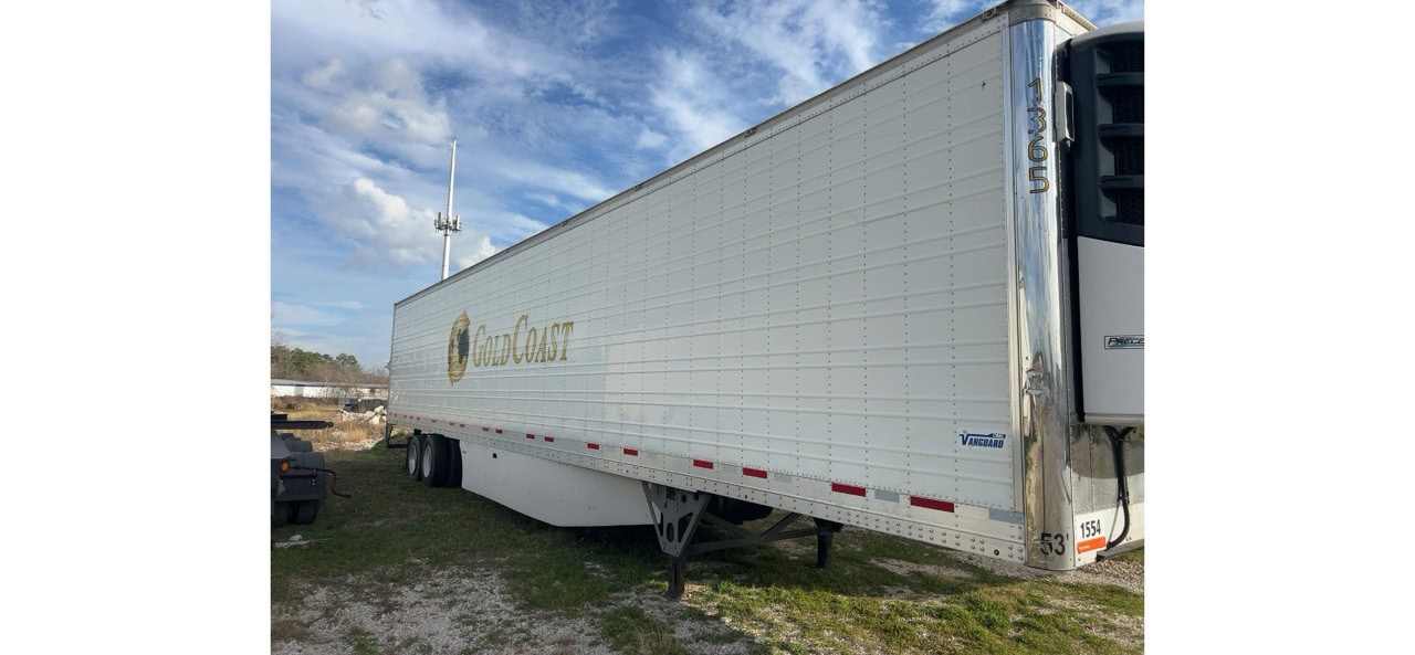 Vanguard 53' Reefer Trailer, 2022 - Thermo King S-600, Swing Doors, Aluminum Floor