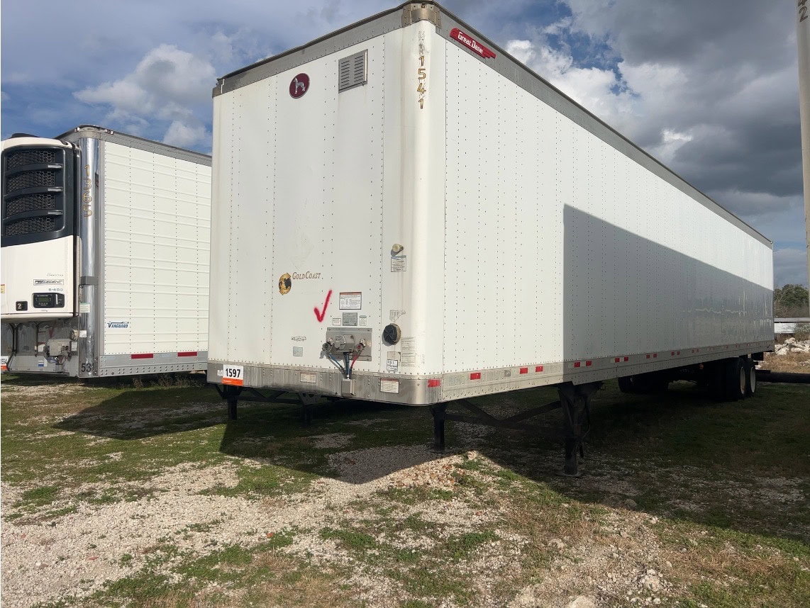 Great Dane 53' Dry Van Trailer, 2017 - Air Ride, Swing Doors - Image 3