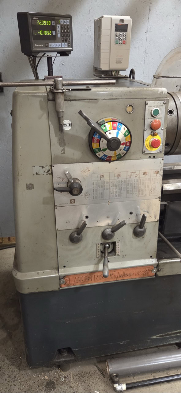 100" Clausing Colchester 21 Gap Bed Lathe, 1982 - Tailstock, DRO, Steady-Rest, Taper, Aloris Tool Post - Image 3