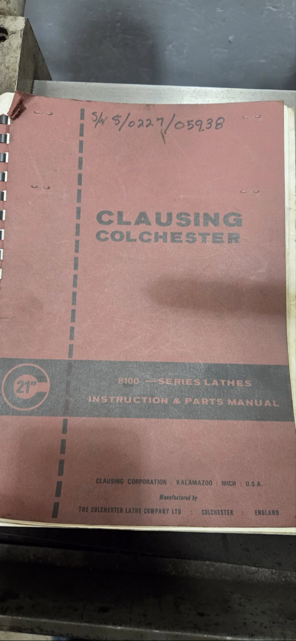 100" Clausing Colchester 21 Gap Bed Lathe, 1982 - Tailstock, DRO, Steady-Rest, Taper, Aloris Tool Post - Image 7