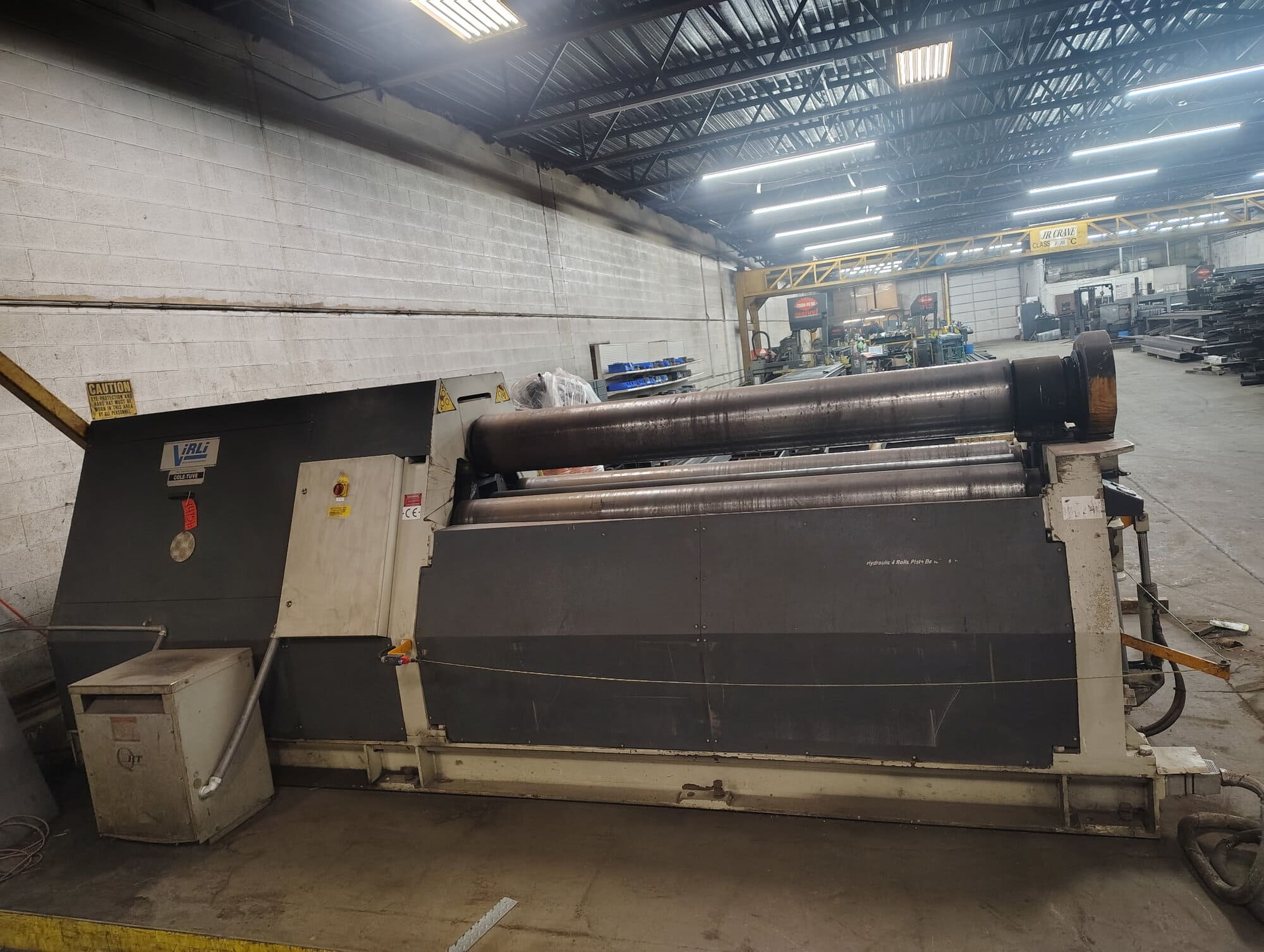 3/4″ x 8′ Virli Cole-Tuve 4RS-8-320 Hydraulic 4 Roll Plate, 2010 – Hydraulic Drop End - Image 5
