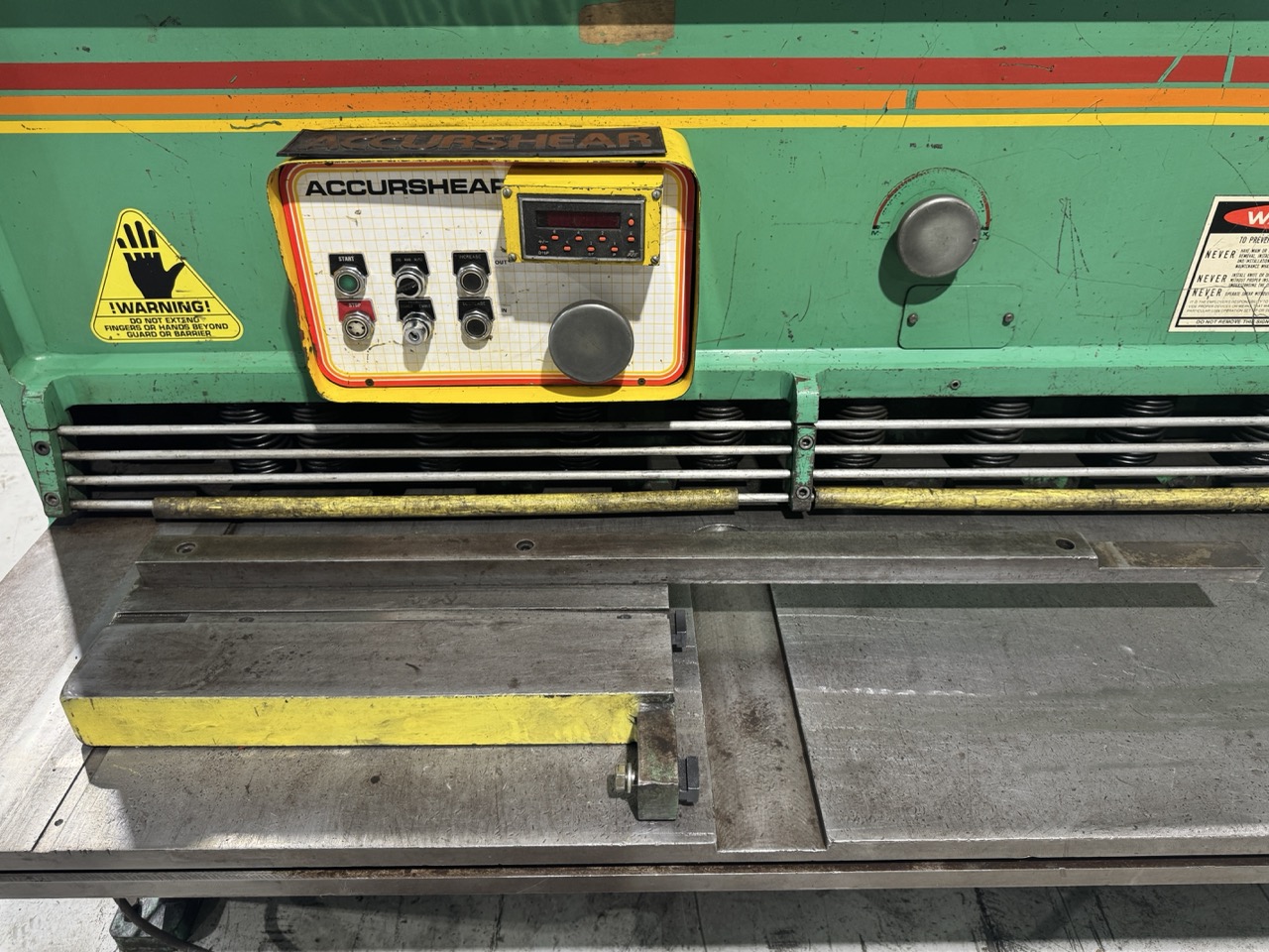 1/4" x 10' Accurshear 625010 Shear, 1989 - Image 9