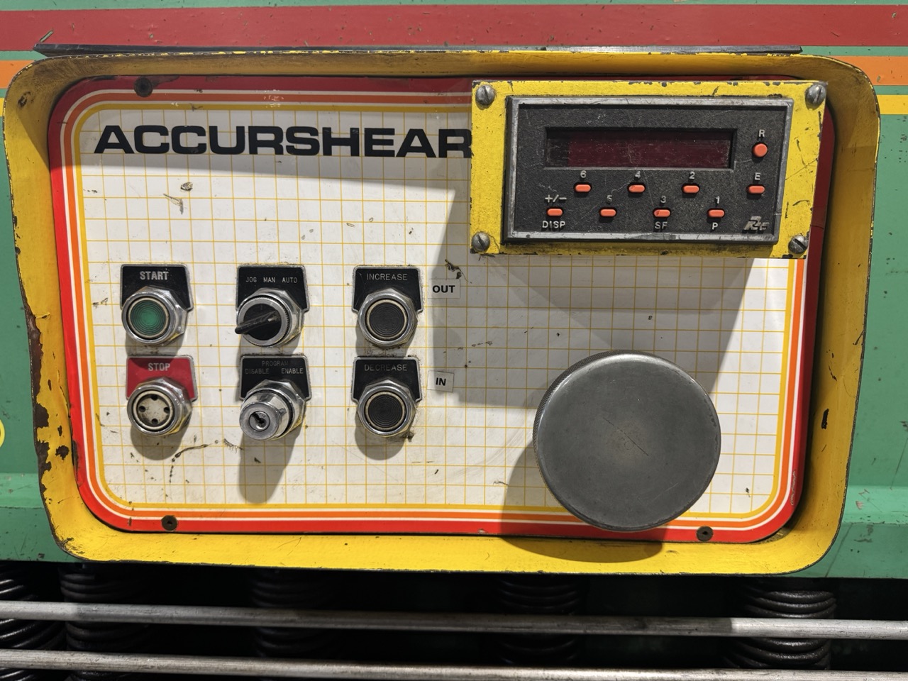 1/4" x 10' Accurshear 625010 Shear, 1989 - Image 10