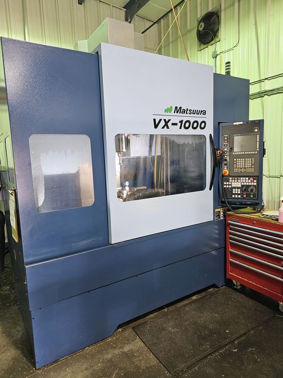 Matsuura VX-1000 VMC, 2017 - Coolant Through Spindle, 4th & 5th Axis Rotary Table