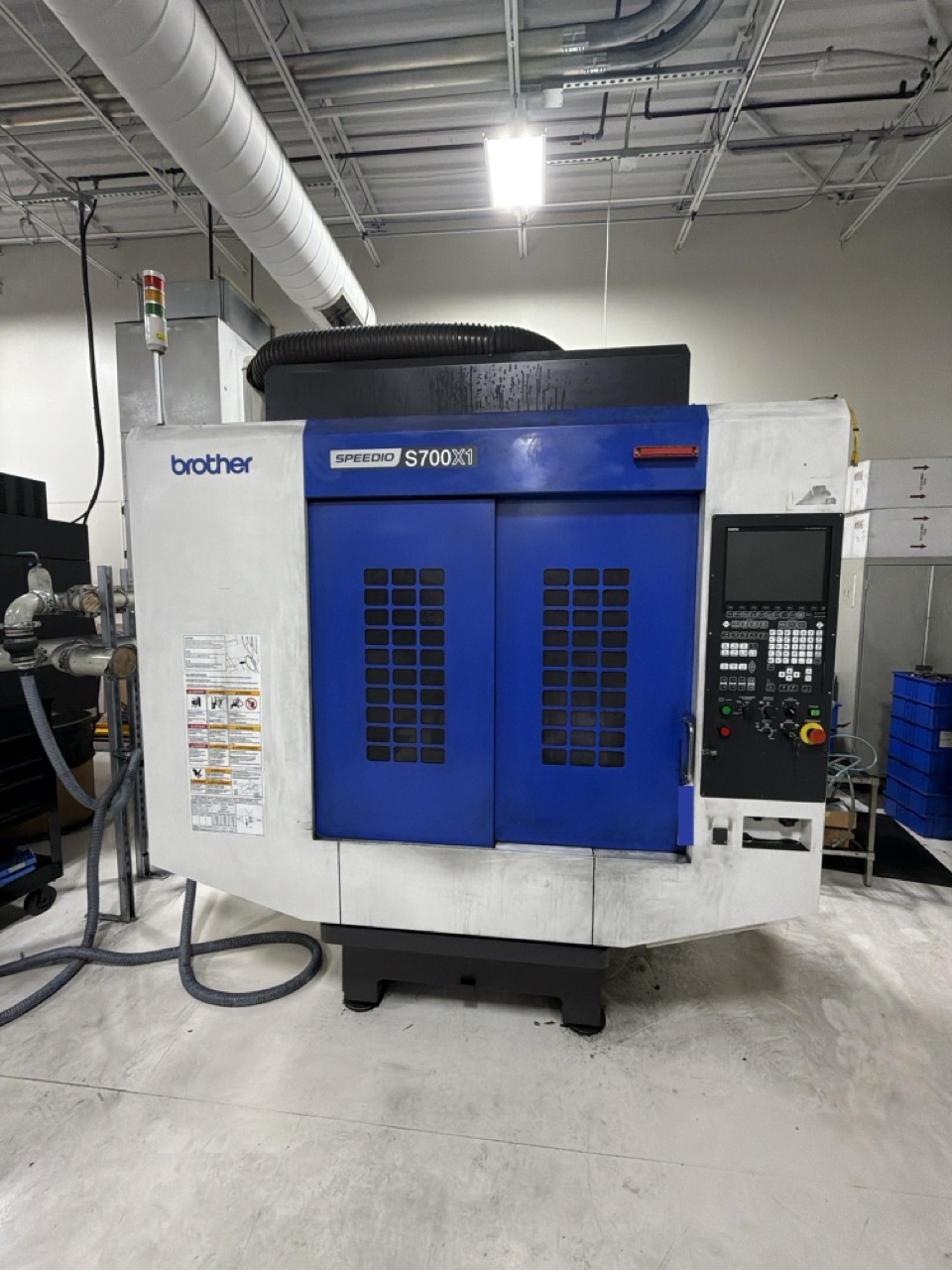 Brother Speedio S700X1 5 Axis CNC VMC, 2016 - Yukiwa Tilting Rotary Table, Blum Probe