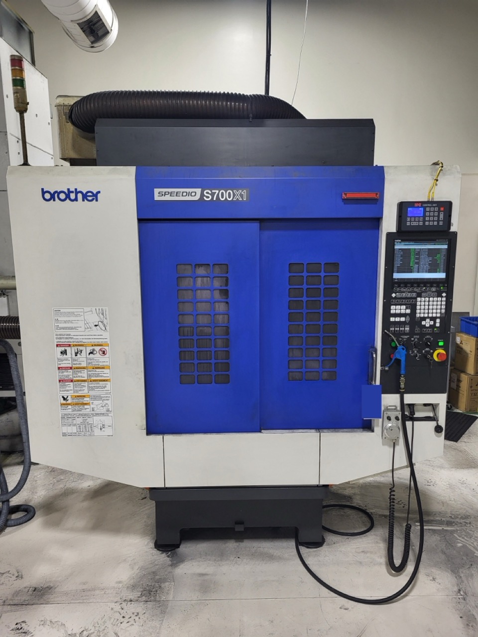Brother Speedio S700X1 5 Axis CNC VMC, 2016 - Yukiwa Tilting Rotary Table, Blum Probe - Image 2