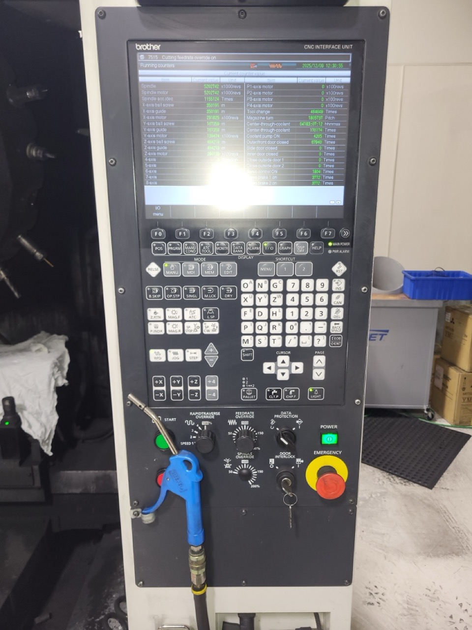 Brother Speedio S700X1 5 Axis CNC VMC, 2016 - Yukiwa Tilting Rotary Table, Blum Probe - Image 18
