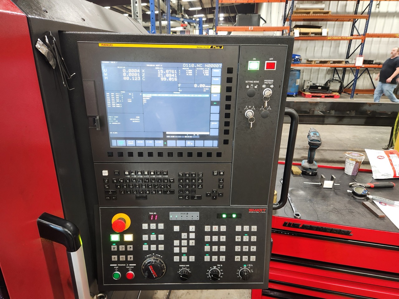 Smart NL3000BM CNC Lathe, 2023 - 12" Chuck, Live Tooling, Programmable Tailstock, Box Ways, Chip Conveyor - Image 2