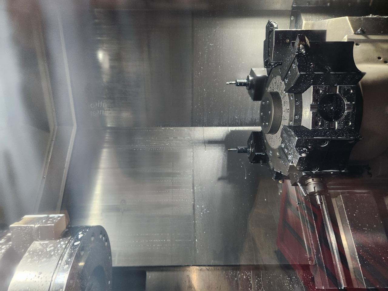 Smart NL3000BM CNC Lathe, 2023 - 12" Chuck, Live Tooling, Programmable Tailstock, Box Ways, Chip Conveyor - Image 3