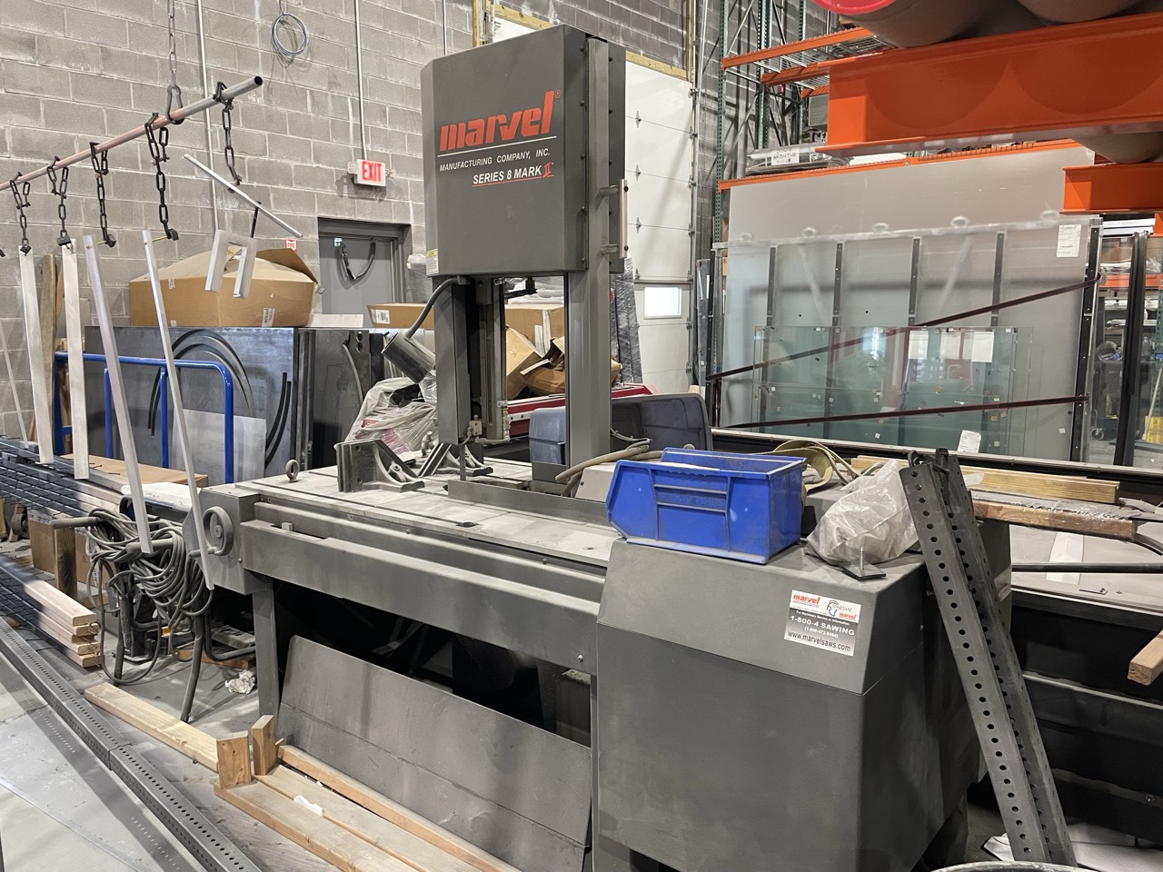 18" x 22" Marvel Series 8 Mark-II Vertical Tilt-Frame Bandsaw, 2017 - Less than 10 Hours - Image 6