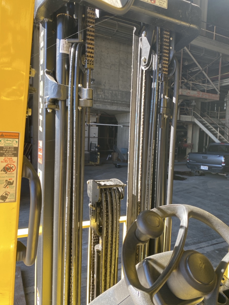 Hyster E70XN Electric Cushion Tire Forklift, 2020 - 7,000 lb Capacity, AC Drive, Sit-Down Rider - Image 10