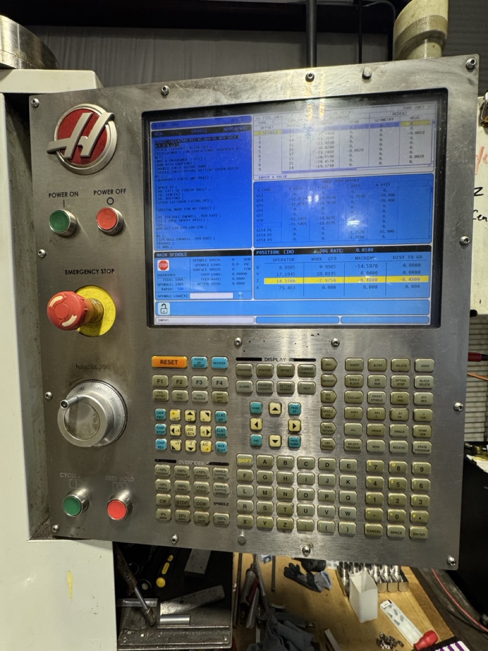 Haas VF-6/40 VMC, 2014 - Haas HRT-450, 1000 PSI TSC - Image 11