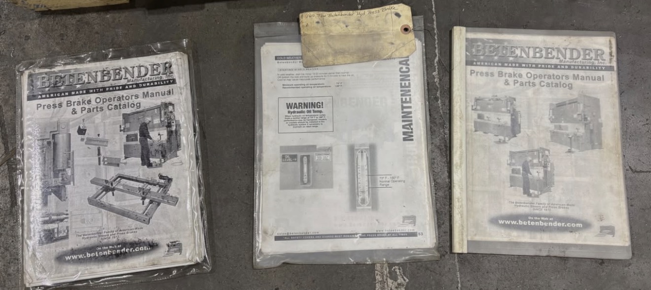 160 Ton x 10' Betenbender 10-160T Press Brake, 2003 - Backgauge - Image 7