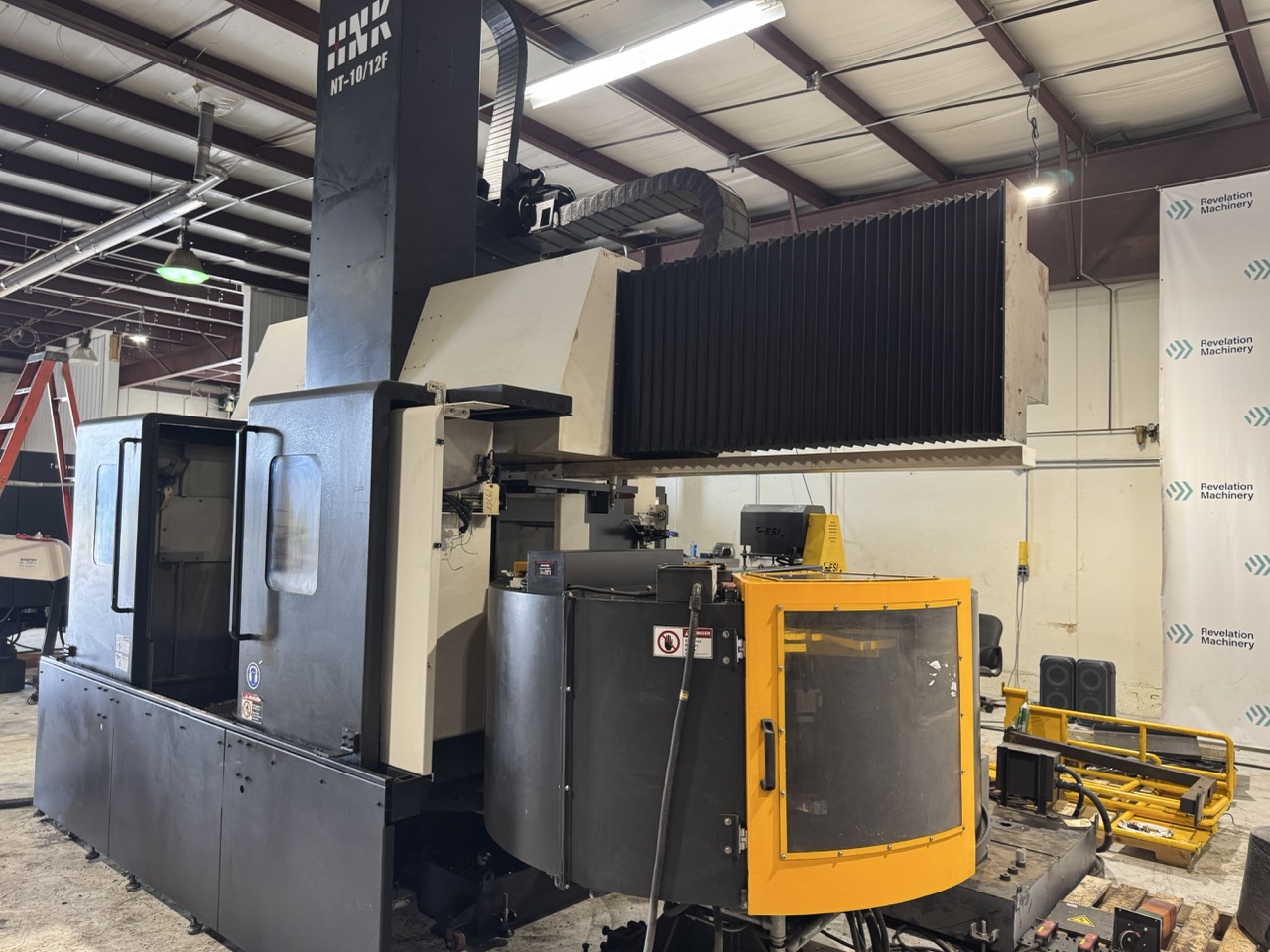 HNK NT-10/12F CNC Vertical Turret Lathe, 2019 - 39.4" Table, 49.2" Swing, Fanuc Control, 12 ATC - Image 7
