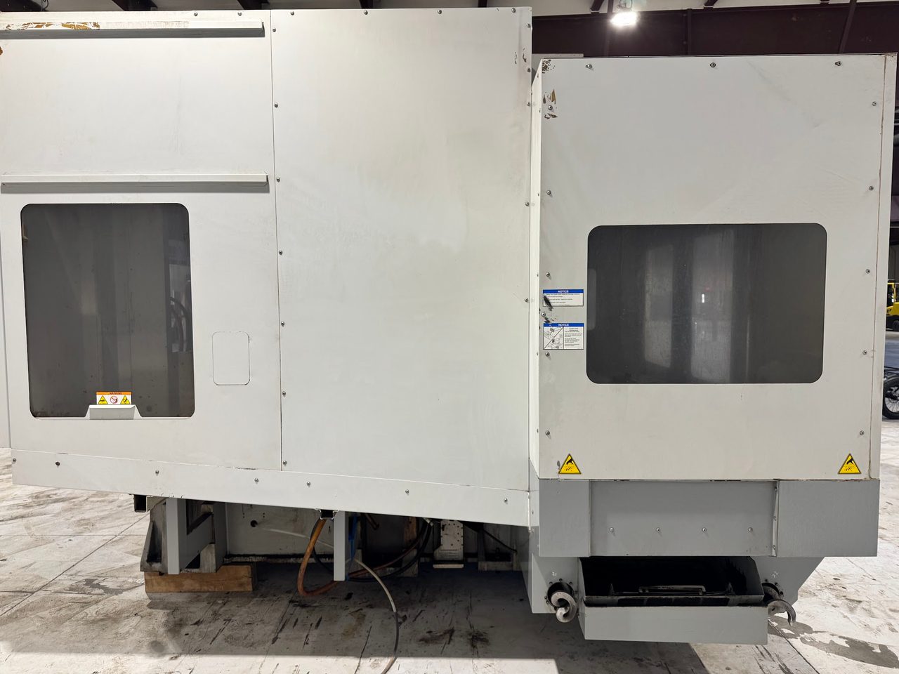 Haas EC-1600-4X CNC HMC, 2007 - Full 4th-Axis, CAT 50, TSC, Chip Conveyor