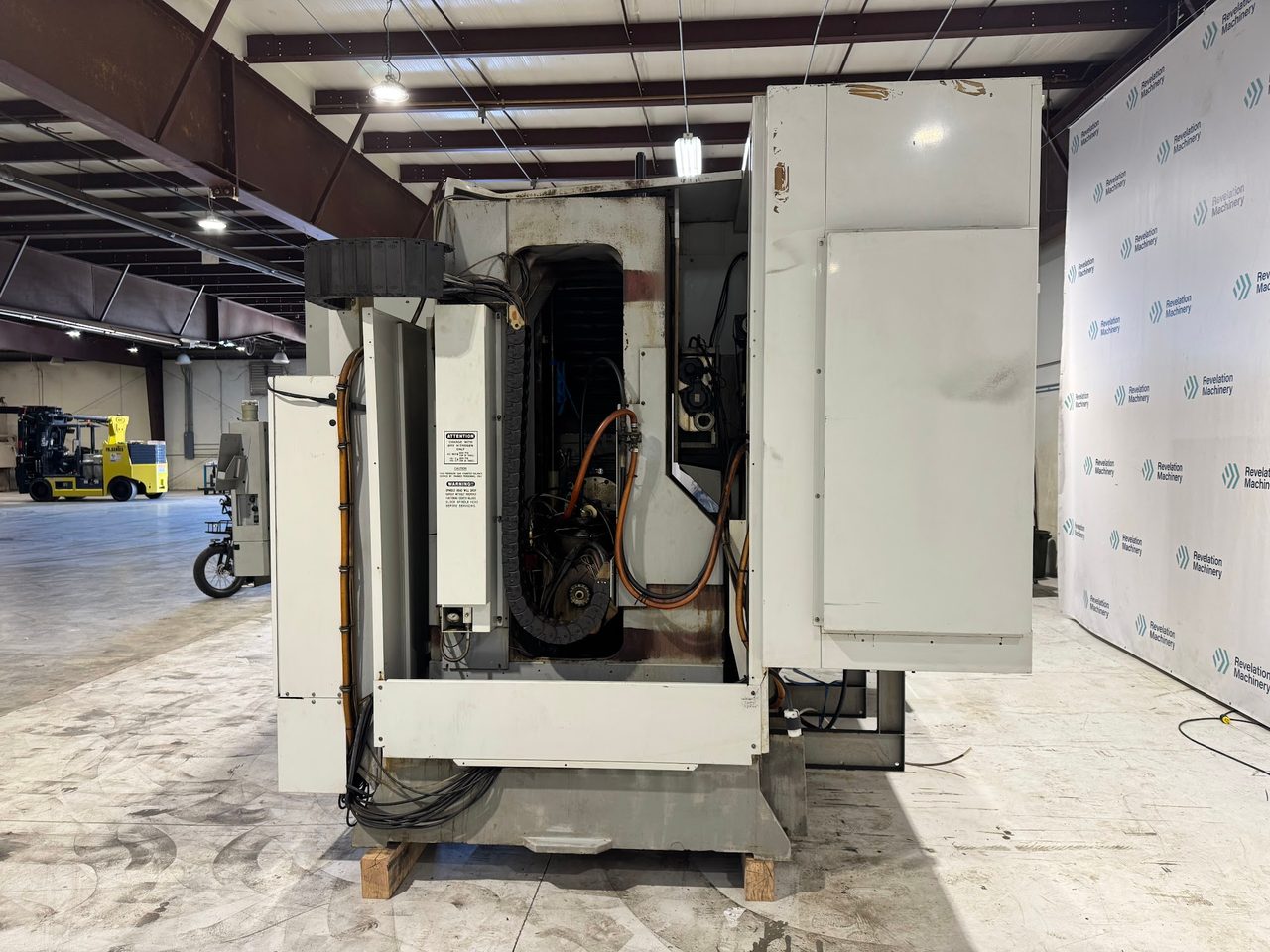 Haas EC-1600-4X CNC HMC, 2007 - Full 4th-Axis, CAT 50, TSC, Chip Conveyor