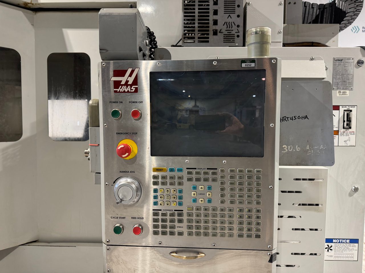Haas EC-1600-4X CNC HMC, 2007 - Full 4th-Axis, CAT 50, TSC, Chip Conveyor