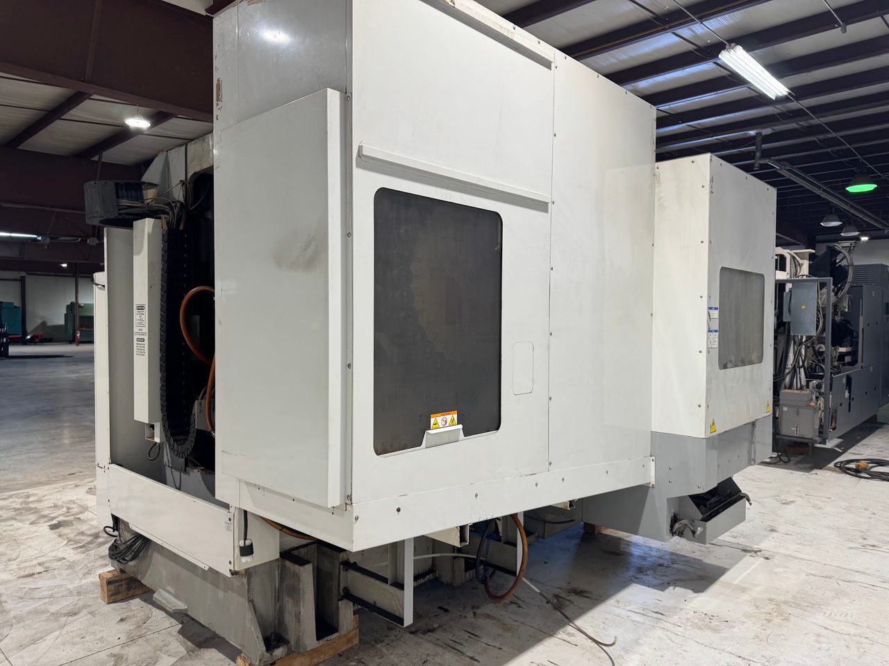 Haas EC-1600-4X CNC HMC, 2007 - Full 4th-Axis, CAT 50, TSC, Chip Conveyor