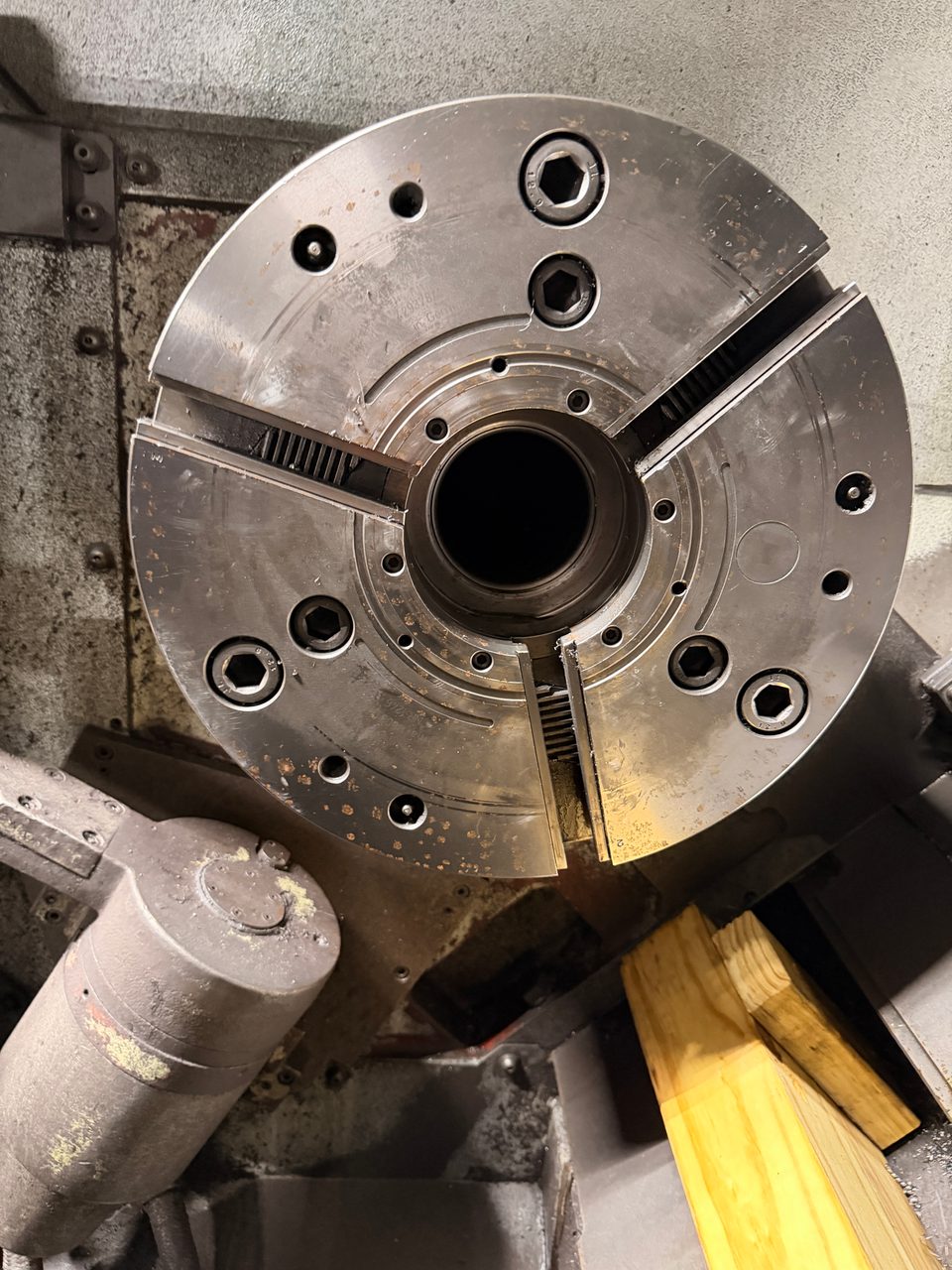 Mazak Slant Turn 50NR CNC Lathe, 2006 - 7.1" Bore, Chip Conveyor