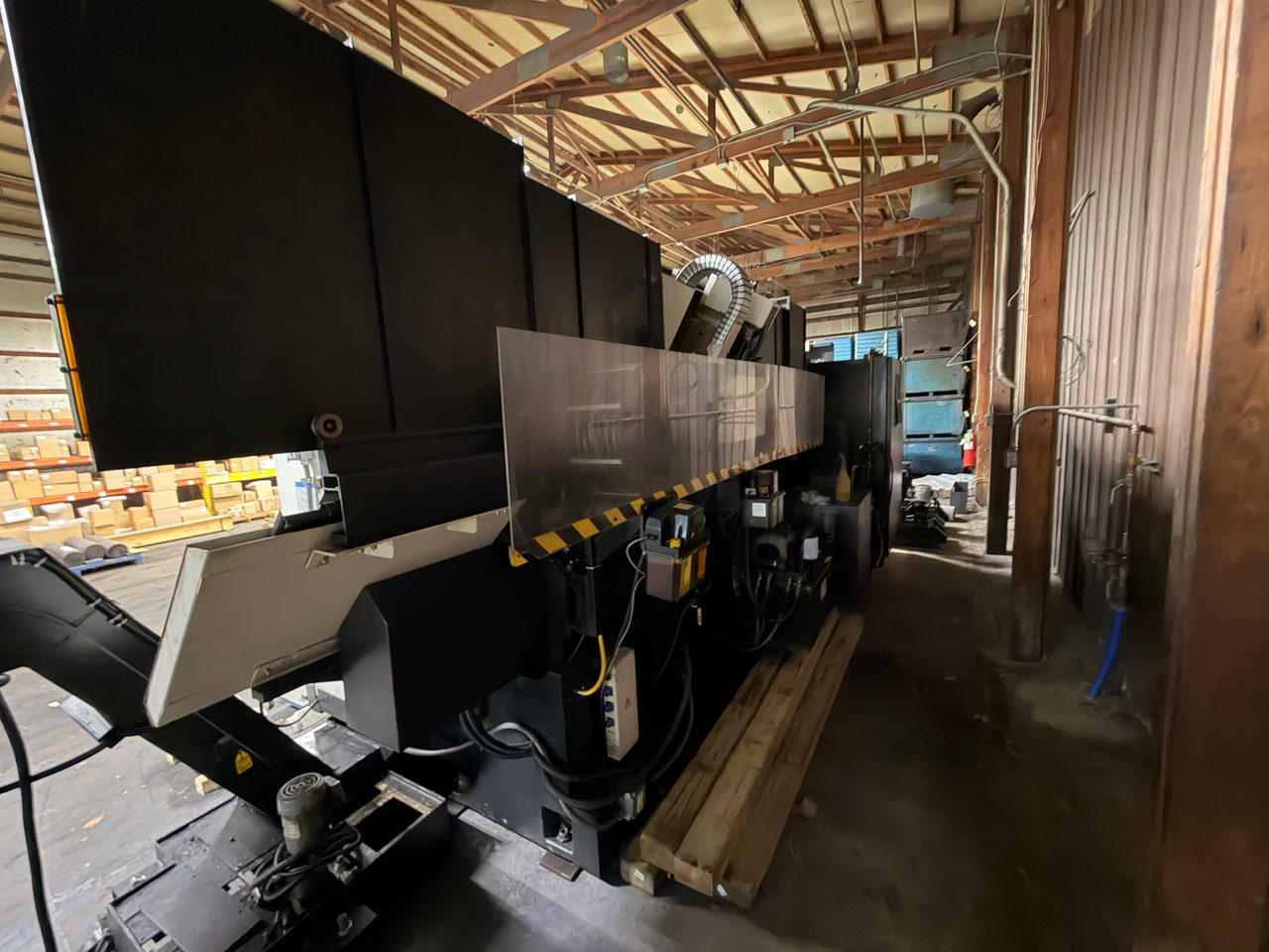 Mazak Slant Turn 50NR CNC Lathe, 2006 - 7.1" Bore, Chip Conveyor