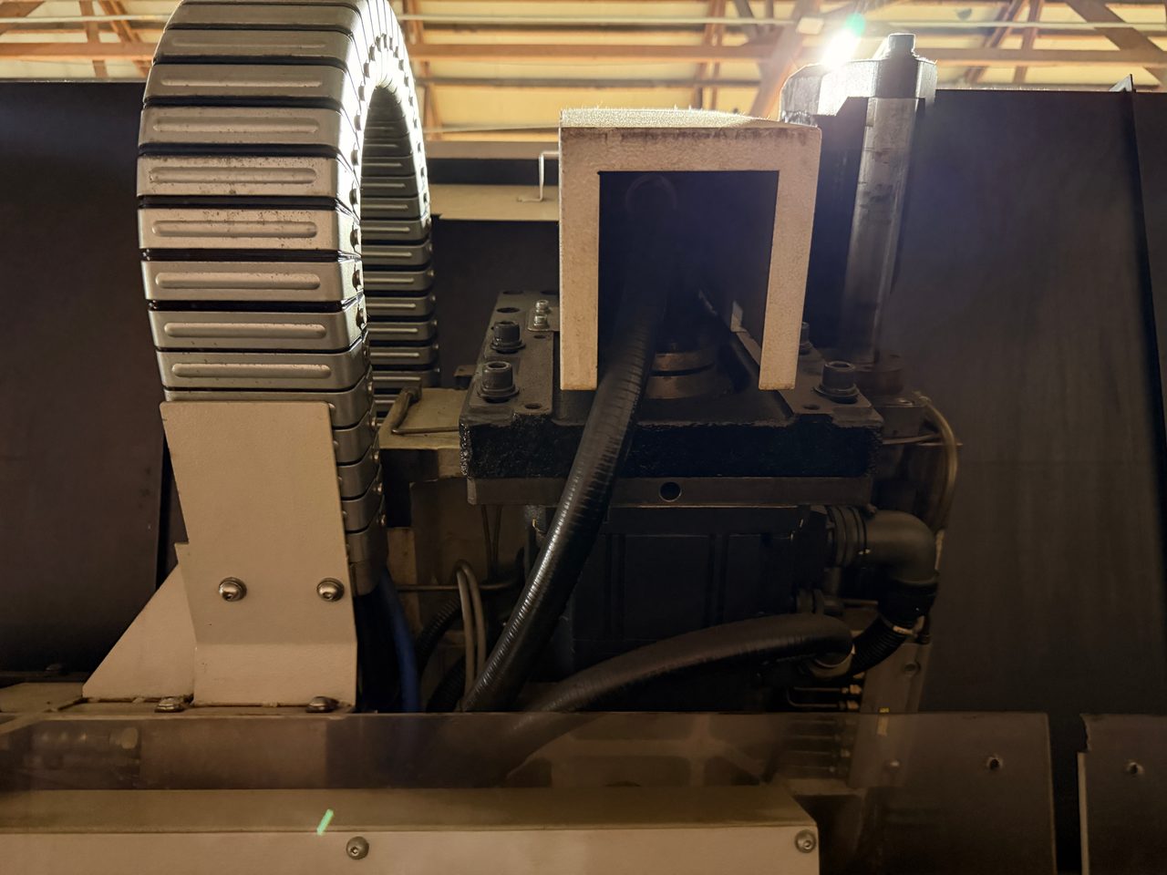 Mazak Slant Turn 50NR CNC Lathe, 2006 - 7.1" Bore, Chip Conveyor