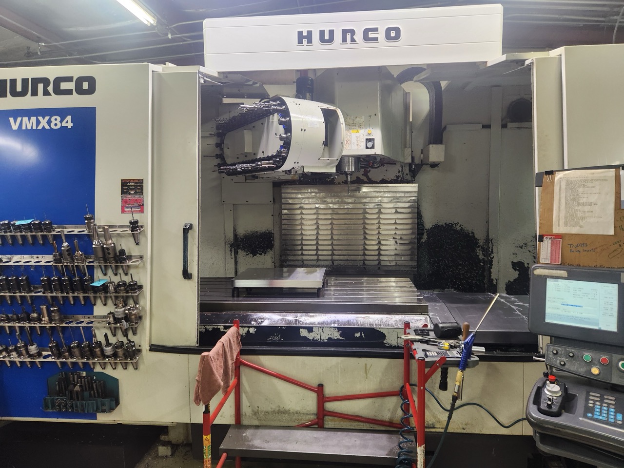 Hurco VMX-84/40T VMC, 2008 - TSC, DXF, Probing - Image 2