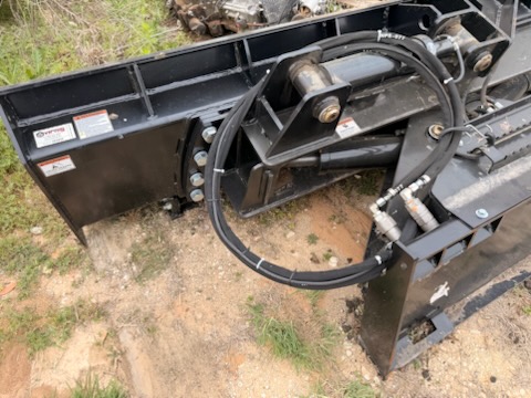 McLaren 84" 6-Way Skid Steer Dozer Blade w/ Power Tilt, 2025 - Universal Quick Attach, Heavy-Duty Cutting Edge - Image 2