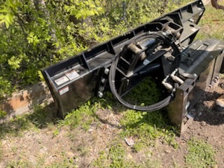 McLaren 84" 6-Way Skid Steer Dozer Blade w/ Power Tilt, 2025 - Universal Quick Attach, Heavy-Duty Cutting Edge - Image 3