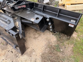 McLaren 84" 6-Way Skid Steer Dozer Blade w/ Power Tilt, 2025 - Universal Quick Attach, Heavy-Duty Cutting Edge - Image 4