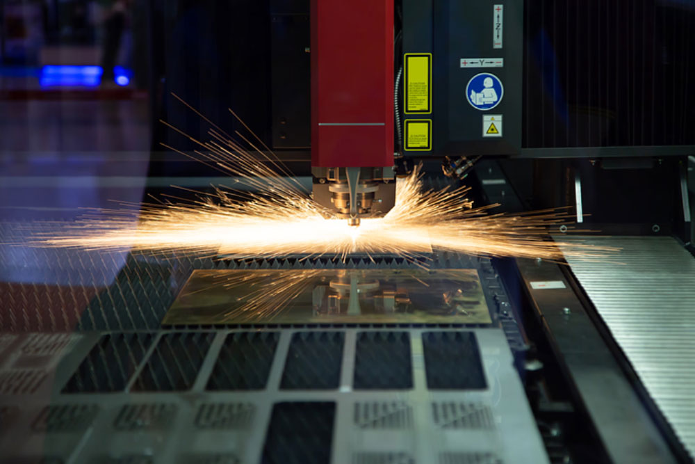 Fiber Laser Cutter in Action