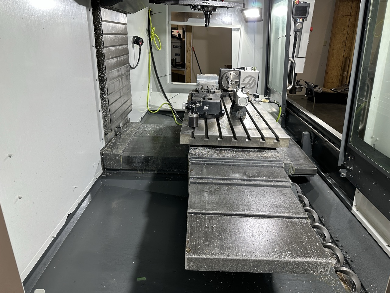 Haas VF-5SS 5 Axis VMC, 2021 - WIPS, Haas Rotary - Image 9