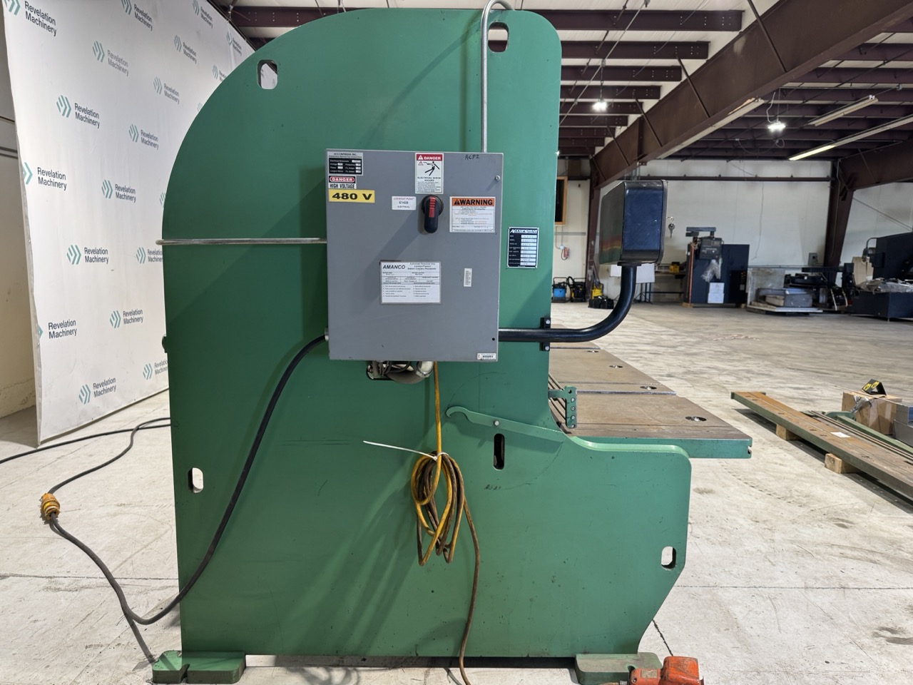 1/2" x 12' Accurshear 650012 Hydraulic Power Squaring Shear 2004 - Image 3
