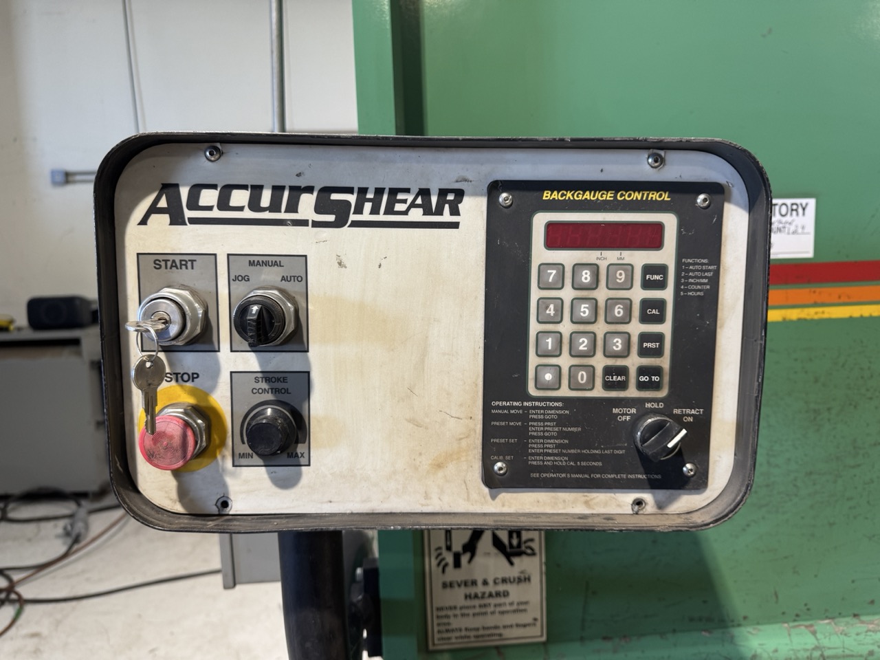 1/2" x 12' Accurshear 650012 Hydraulic Power Squaring Shear 2004 - Image 6