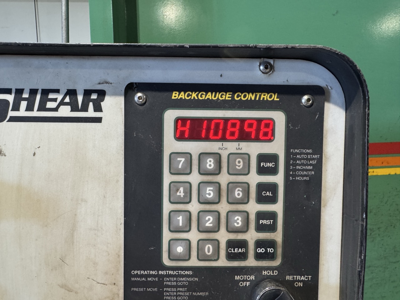 1/2" x 12' Accurshear 650012 Hydraulic Power Squaring Shear 2004 - Image 7