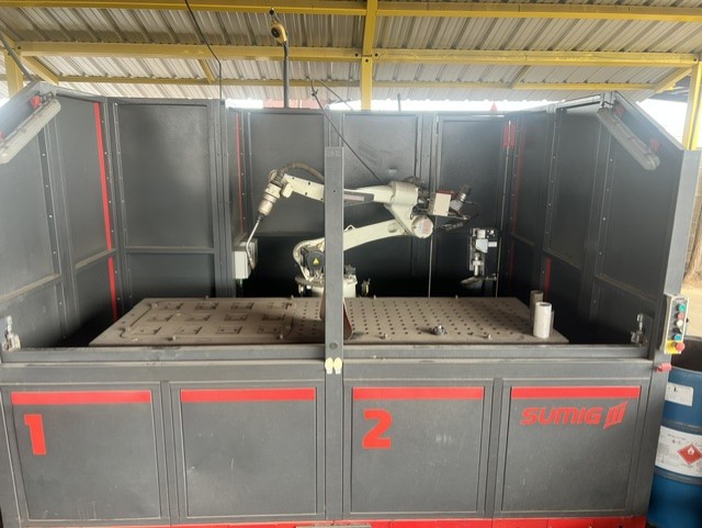 Sumig III Robotic Arc Welding Cell, 2020 - Kawasaki BA006L Robot