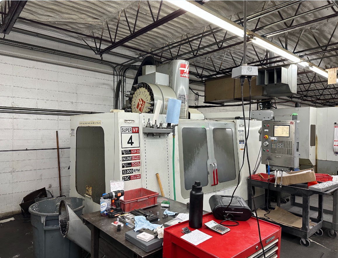 Haas VF4SS VMC, 2005 - Wired for 4th-Axis