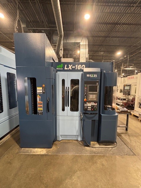 Matsuura LX160 5-Axis CNC VMC, 2014 - 42 Pallet Changer, Chip Conveyor, Renishaw Probe