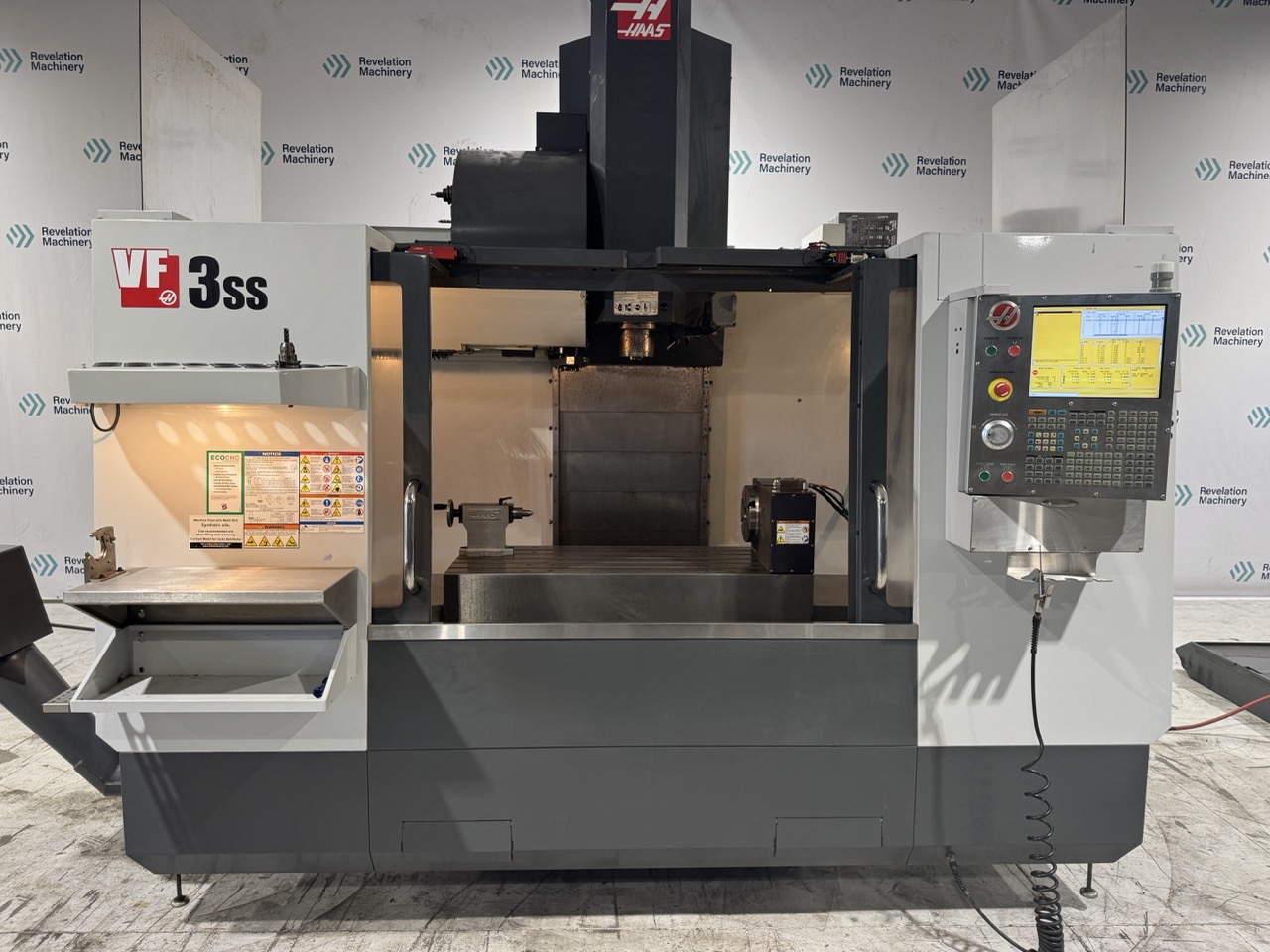 Haas VF-3SS CNC VMC, 2011 - 4 axis, Haas HRT-210 Rotary Table
