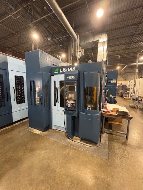 Matsuura LX160 5-Axis CNC VMC, 2014 - 42 Pallet Changer, Chip Conveyor, Renishaw Probe - Image 2