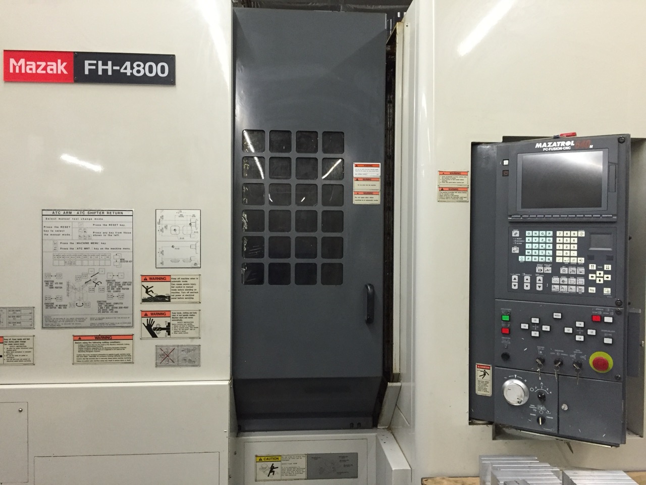 Mazak FH-4800 HMC, 2000 - Coolant Through Spindle, Probing - Image 2