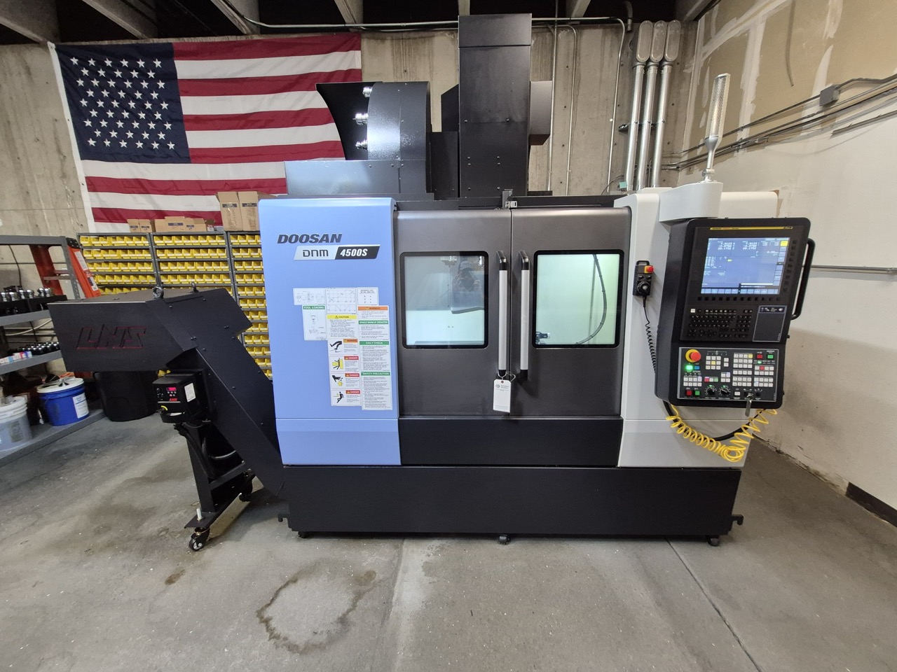 DN SOLUTIONS, Doosan DNM 4500S CNC VMC, 2021 - 15k RPM, Probe, CTS