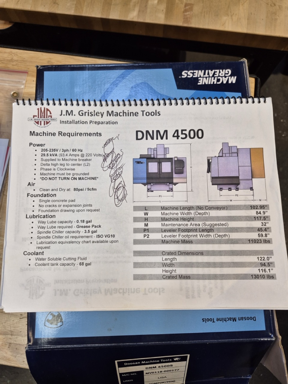 DN SOLUTIONS, Doosan DNM 4500S CNC VMC, 2021 - 15k RPM, Probe, CTS - Image 64