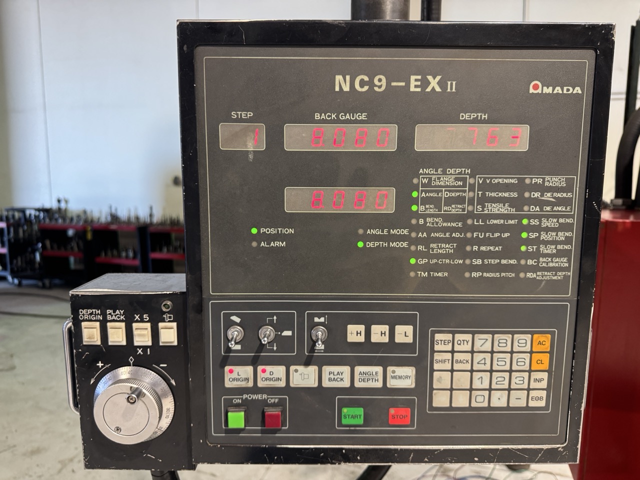 50 Ton x 6.5' Amada RG-50 D-9E Hydraulic CNC Press Brake, 2001 - Image 8