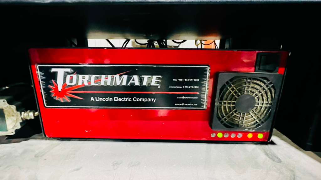 5' x 10' Lincoln Torchmate CNC Plasma Table, 2011 - Flexcut 125, Torch Height Control - Image 8