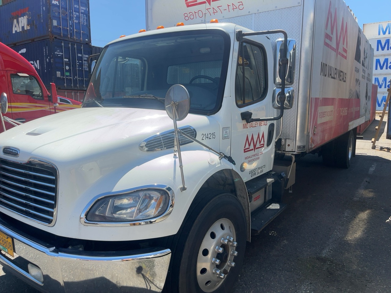 Freightliner M2 106 Medium Duty Truck, 2017 – Cummins Diesel, Allison Automatic, Air Brakes, Class 6/7 Commercial Chassis - Image 8