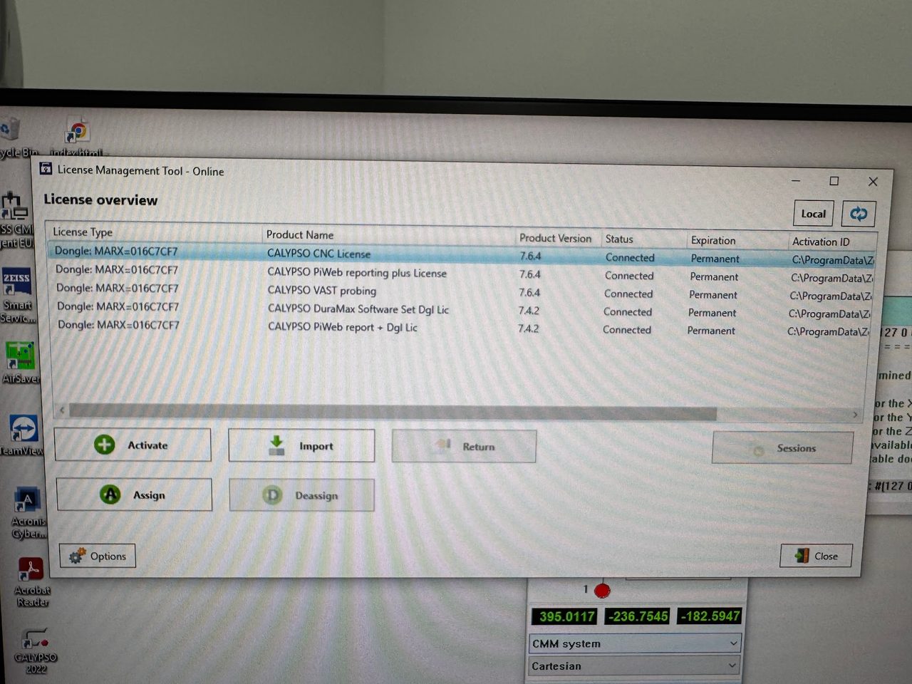 Zeiss Duramax 5/5/5 CMM, 2022 - Tactile Passive Scanning Probe