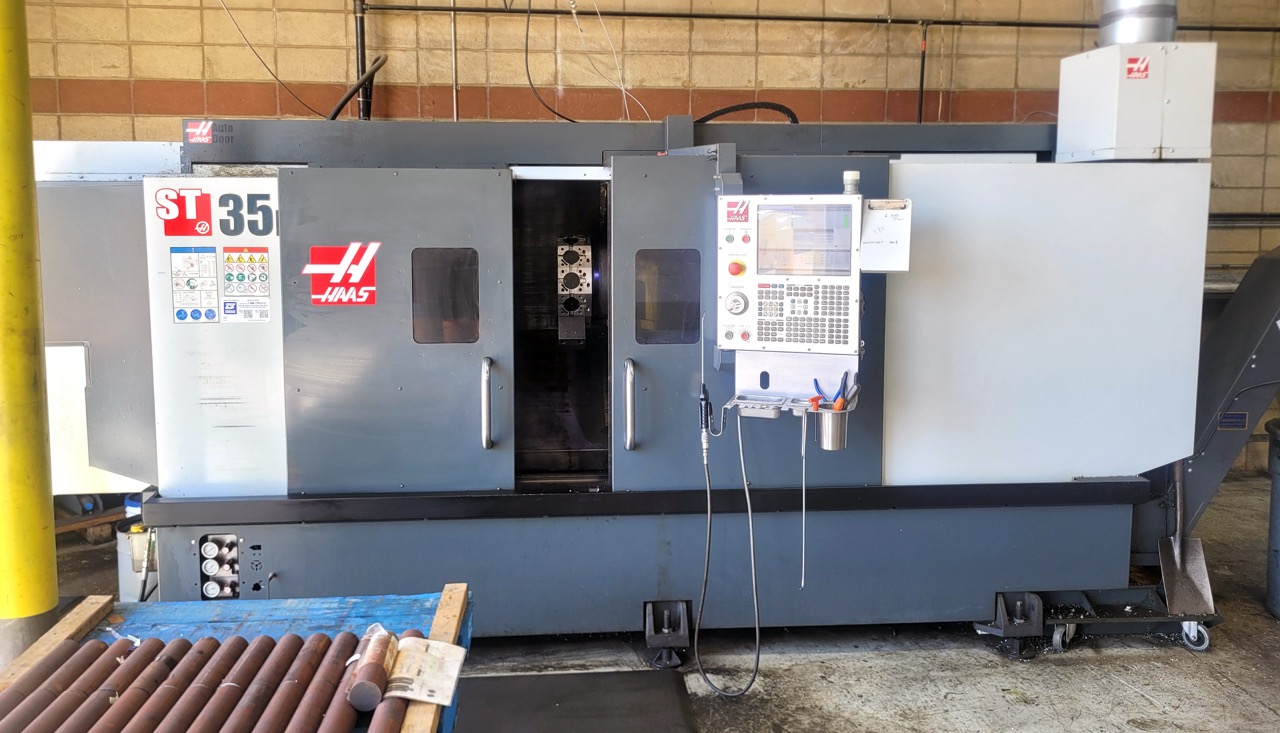 Haas ST-35LY CNC Lathe, 2020 - 62" Long Bed, 6K Live Tooling, Y-Axis, Tool Presetter