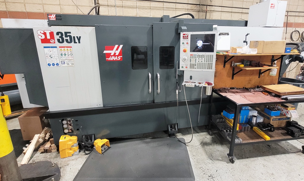 Haas ST-35LY CNC Lathe, 2020 - 62" Long Bed, 6K Live Tooling, Y-Axis, Tool Presetter - Image 11